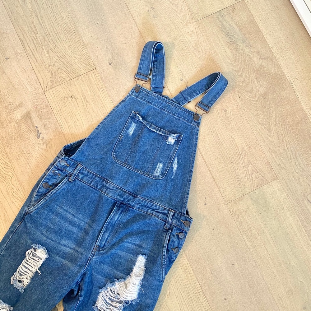 Men’s slim fit Denim Overalls